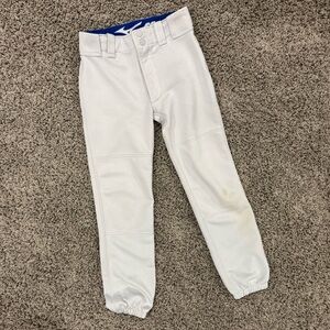 Mizuno gray YOUTH PREMIER PLAYERS BASEBALL PANT, size Medium